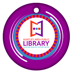 Huntley Library brag tag 