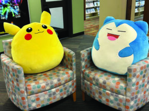 Pikachu and Snorlax Squishmallows 