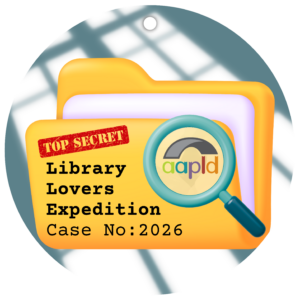 Algonquin library tag for Library Lovers Expedition