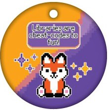 Fox Lake brag tag for the Library Lovers Expedition