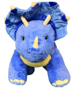 Dinosaur stuffy prize for early Summer Reading Program registration